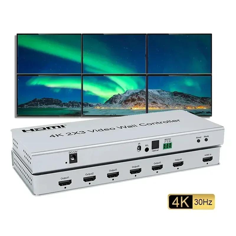 HDMI   Ʈѷ,  4K, 2x3, 2x2, 2x1, 1x2, 3x2 TV , 6 ũ   ƼĪ μ,  TV ö̼ ڽ 